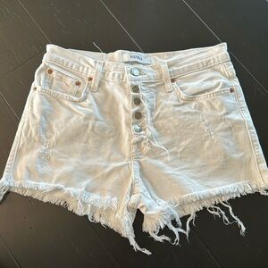 Pistola white denim shorts